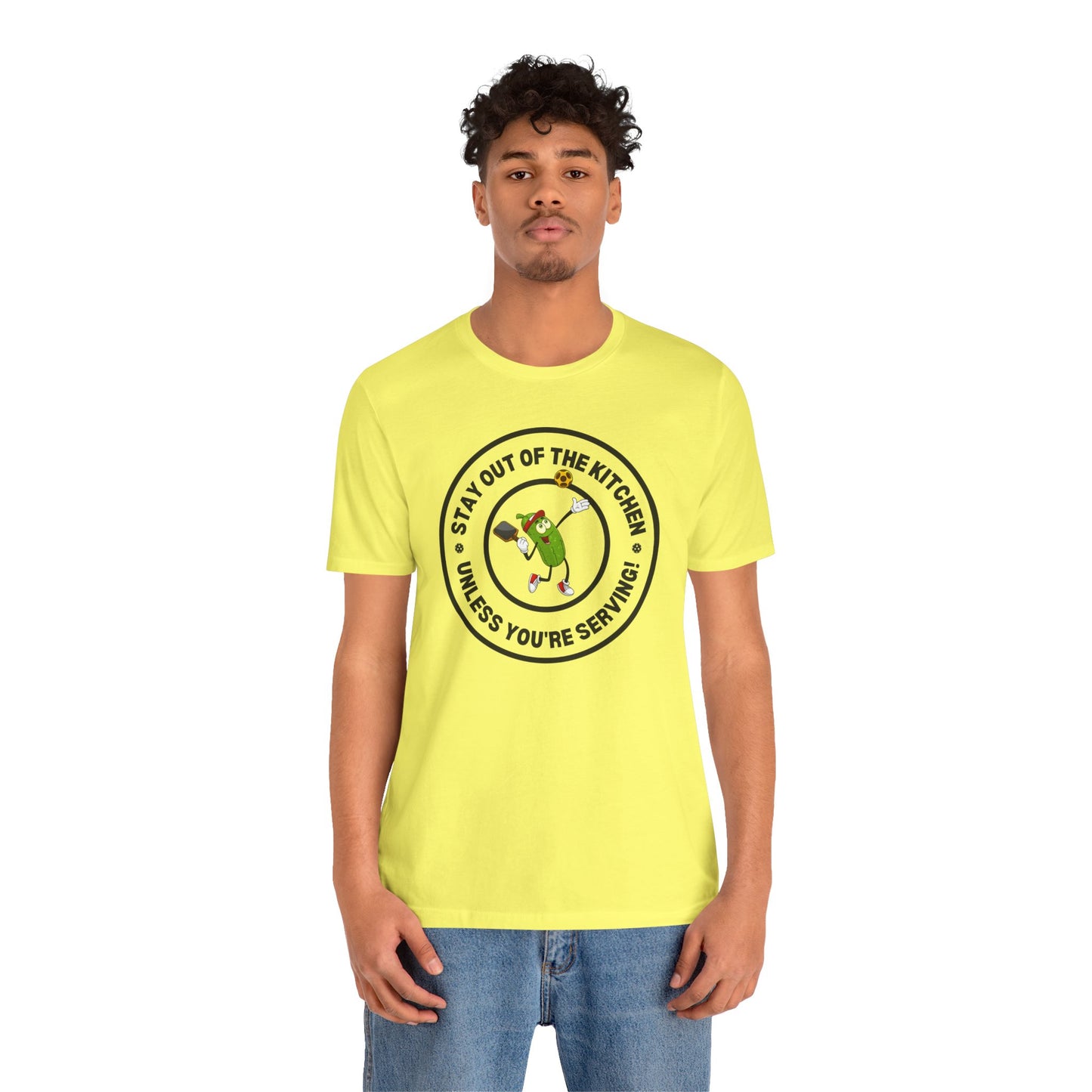 Stay Out of the Kitchen Unless You're Serving – Funny Pickleball T-Shirt