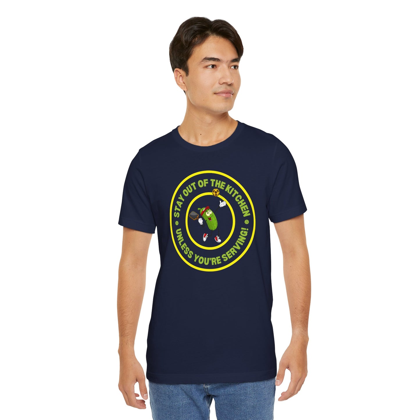 Stay Out of the Kitchen Unless You're Serving – Funny Pickleball T-Shirt