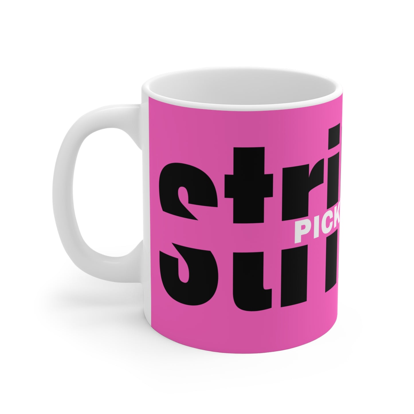 Bold Pickleball Ceramic Mug - Stylish 11oz Coffee Cup for Sports Lovers
